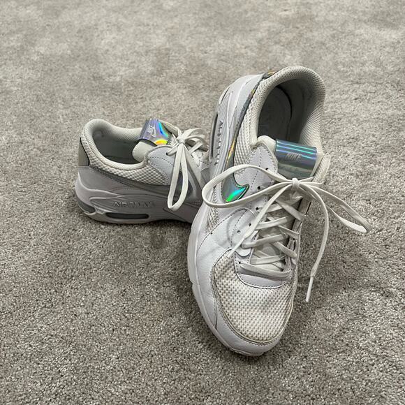 Nike‎ Airmax Excee Women's White Sneaker Size 8 Great Used Condition - Picture 1 of 7